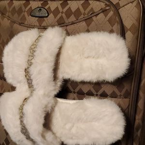 Scarlett Slipper Long Faux